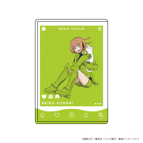 『ワールドトリガー』キャラクリアケース24/小南桐絵 猫ver.第3弾(描き下ろしイラスト)